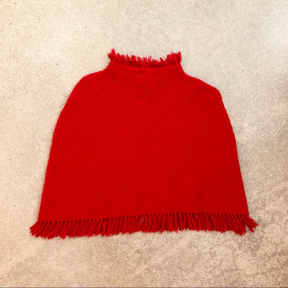 Vintage ESPRIT Red Poncho